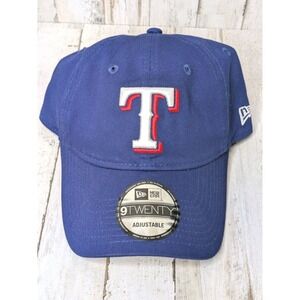 Texas Rangers Hat New Era‎ 9twenty Blue Adjustable MLB